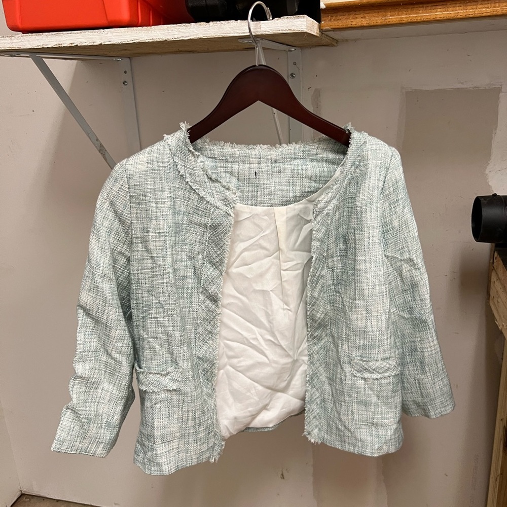 Nordstrom Light Blue Blazer Medium